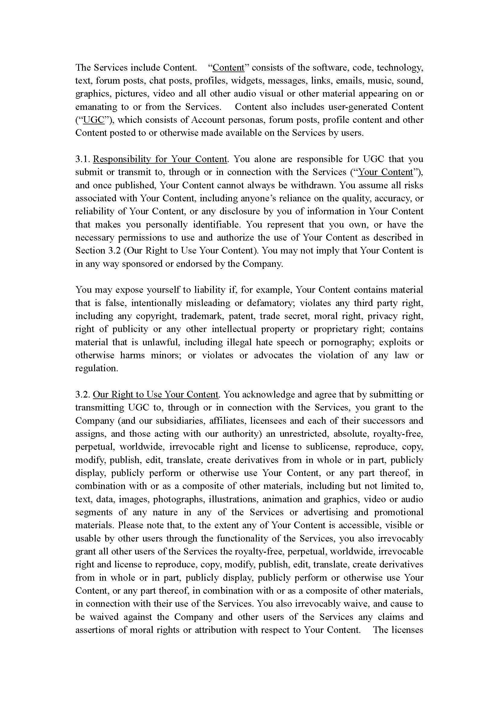 Terms of Service Page 06